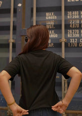 Classic Plain Black Tee - Unisex - Two One